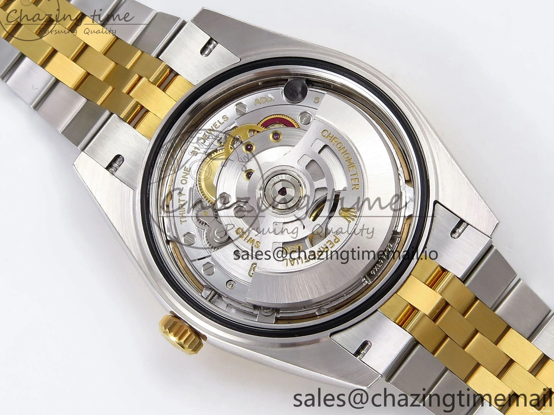 0108 EyeCatching DateJust 41 SS YG ARF 1:1 Best Edition 904L Steel White MOP Dial on Jubilee Bracelet SH3235 (Gain Weight) 1222